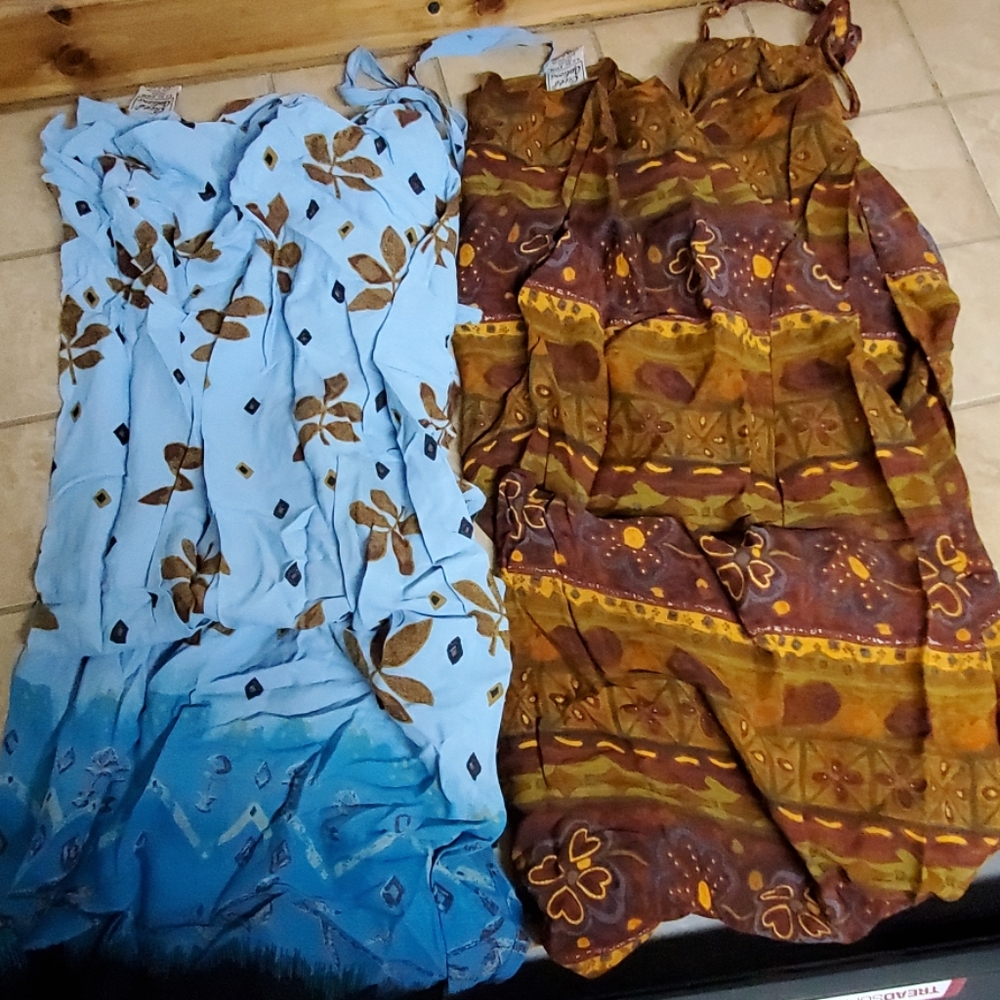 2 Womens wrap skirts